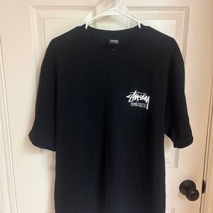 Stussy Black and White Short Sleeve Tee